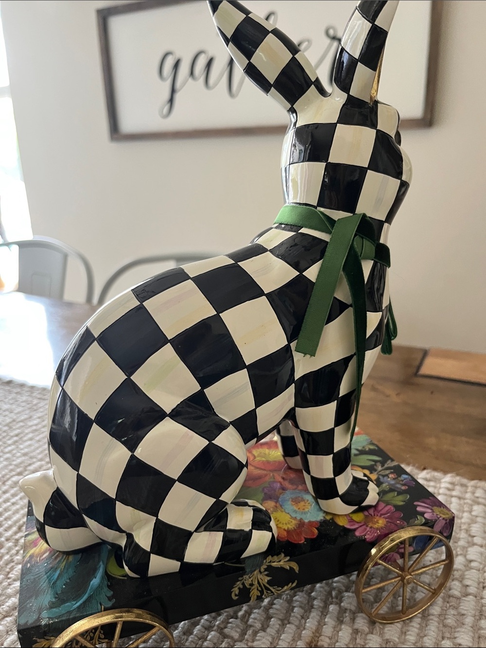 Mackenzie Childs Bunny on Parade Retired - Picture 6 of 12